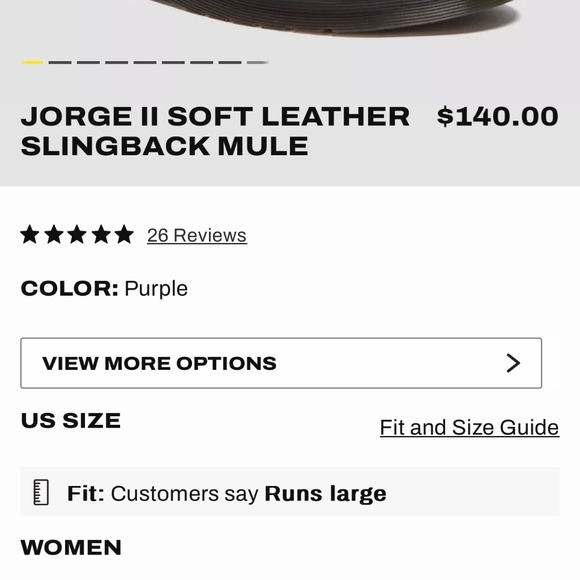New with Tags - DR. MARTENS Jorge II Unisex soft Leather Slingback Mule Sz 8/9 - Picture 9 of 10